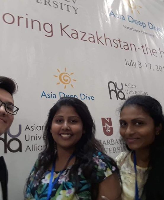 Two Bachelor of Education Students from University of Colombo visit Kazakhstan