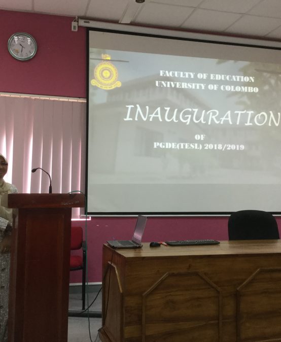 TESL 2018/2019 course inauguration