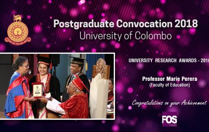 Director NEREC awarded the Vice Chancellor’s award for Research Excellence at the Post Graduate Convocation 2018