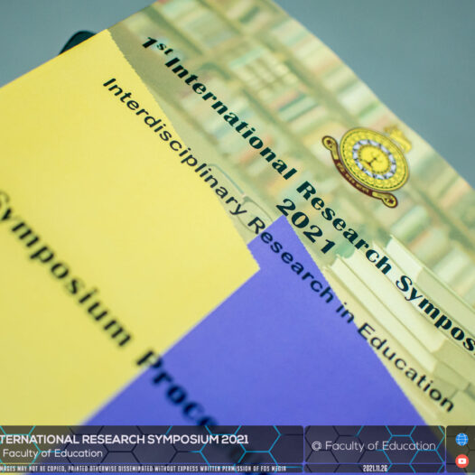First International Research Symposium of the Faculty of Education