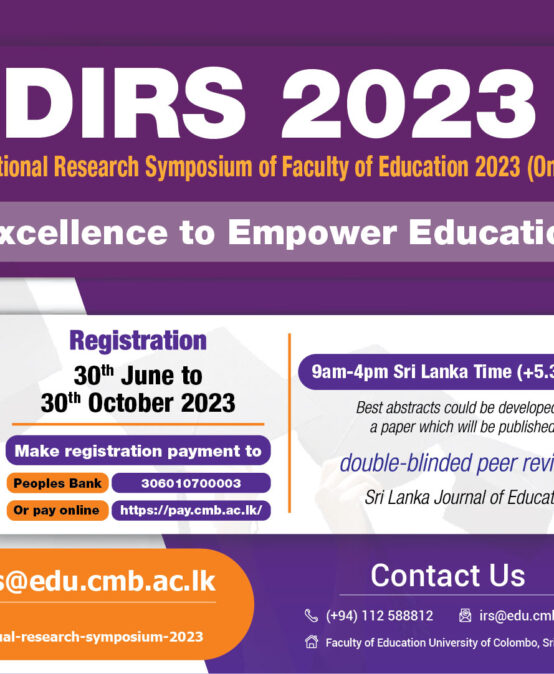 Third International Research Symposium 2023