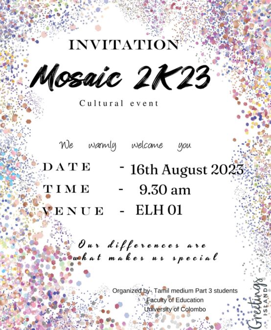MOSAIC 2023 – A Cultural Event