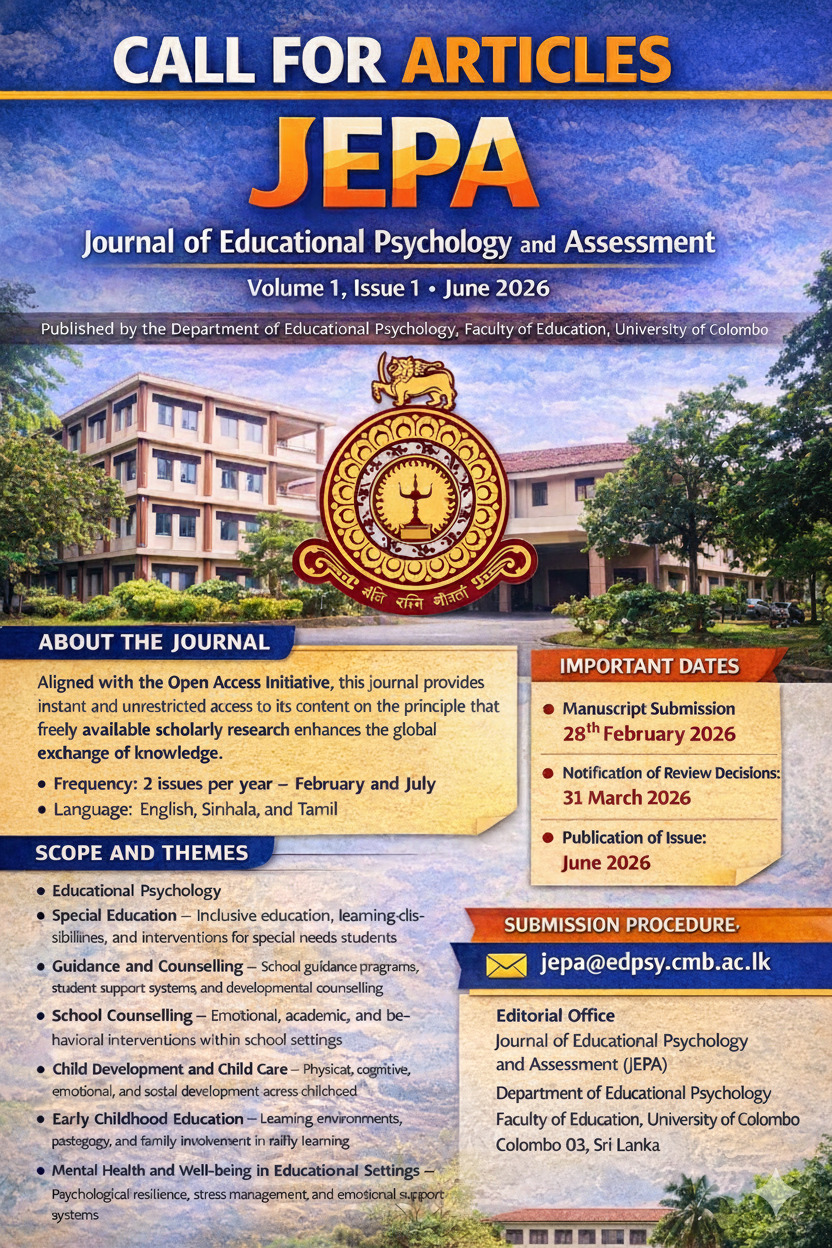 Call for Articles – JEPA