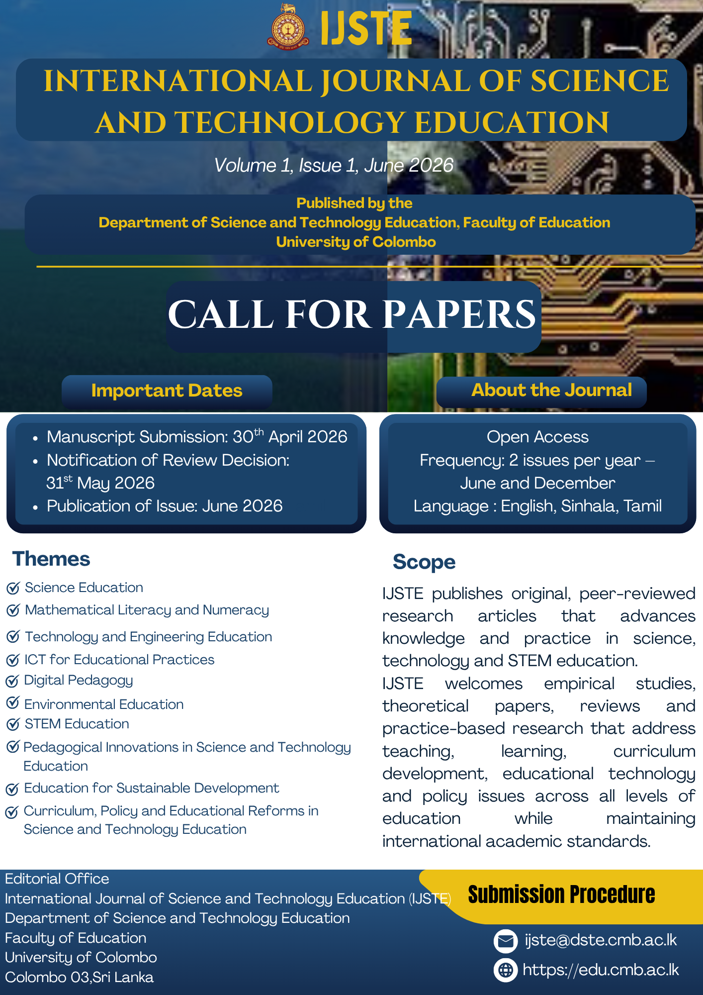Call for Articles – IJSTE